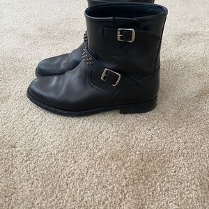 Authentic Saint Laurent Motorcycle Boots